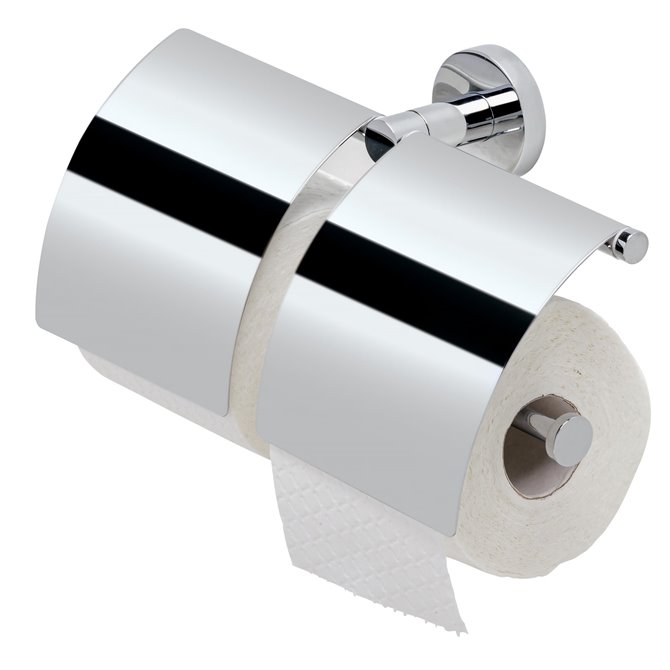 Les Deux Rouleaux De Papier Toilette Sur Le Couvercle De Toilette
