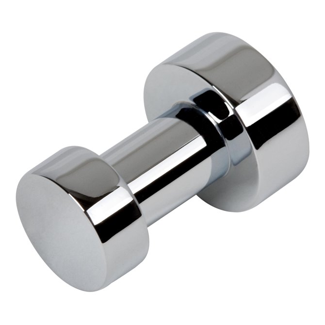 SHIFT CHROME, Double robe hook Metal towel hook By Geesa