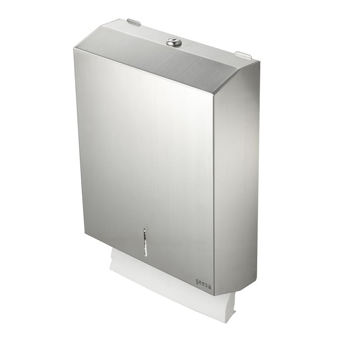 Geesa Geesa Public Area Hand towel dispenser Brushed stainless steel